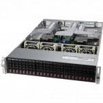 Сервер Supermicro SYS-220U-TNR SYS-220U-TNR_ (2U Rack, Xeon Silver 4310, 2100 МГц, 12, 18, 16 x 32 ГБ, SFF 2.5", 1x 3.84 ТБ)