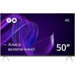 Телевизор Яндекс 50" умный телевизор с Алисой YNDX-00072 (50 ", Smart TVЧерный)