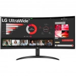 Монитор LG UltraWide 34WR50QC-B 34WR50QC-B.ARUZ (34 ", IPS, WQHD 3440x1440 (21:9), 100 Гц)