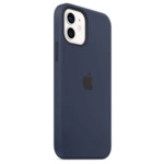 Аксессуары для смартфона Apple Чехол для Apple iPhone 12 or 12 Pro Silicone Case with MagSafe Deep Navy MHL43ZM/A