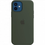 Аксессуары для смартфона Apple Чехол iPhone 12 | 12 Pro Silicone Case with MagSafe - Cypress Green MHL33ZM/A