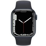 Apple Watch Series 7 GPS, 41mm Midnight Aluminium Case with Midnight Sport Band MKMX3GK/A