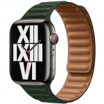 Аксессуары для смартфона Apple Ремешок 45mm Sequoia Green Leather Link - S/M ML7Y3ZM/A