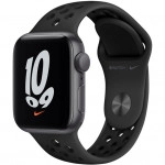 Apple Watch Nike SE GPS, 40mm Space Grey Aluminium Case with Anthracite/Black Nike Sport Band - Regular MKQ33GK/A
