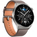 Huawei Watch GT3 Pro 46mm Gray Leather Strap