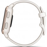 Garmin Venu Sq 2 - Music Edition Peach Gold Bezel with Ivory Case and Silicone Band 010-02700-11