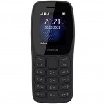 Мобильный телефон Nokia 105 SS Charcoal 2022 TA-1432 SS/CHARCOAL
