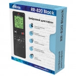 Аксессуары для смартфона Ritmix Цифровой диктофон RR-820 16GB Black