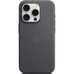 Аксессуары для смартфона Apple Чехол для iPhone 15 Pro FineWoven Case with MagSafe - Black MT4H3ZM/A