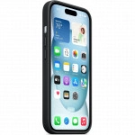 Аксессуары для смартфона Apple Чехол для iPhone 15 FineWoven Case with MagSafe - Black MT393ZM/A
