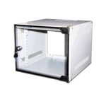 Серверный шкаф LANMASTER Шкаф настенный Lite 10", 12U 300x310, стеклянная дверь TWT-CBW10-12U-3x3