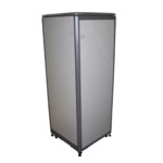 Серверный шкаф TWT Шкаф 19" Eco, 21U 600x600, серый, дверь стекло TWT-CBE-21U-6x6