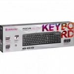 Клавиатура Defender Focus HB-470 RU/ENG 45470 (Проводная, USB)