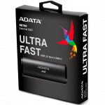 Внешний жесткий диск ADATA SE760 Black External SSD 256 ГБ ASE760-256GU32G2-CBK (256 ГБ, Интерфейс USB-C)