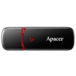 USB флешка (Flash) Apacer AH333 16GB USB 2.0 Чёрный AP16GAH333B-1 (16 ГБ)