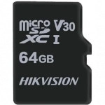 Флеш (Flash) карты Hikvision microSDHC V30 с SD адаптером HS-TF-C1(STD)/64G/Adapter (64 ГБ)