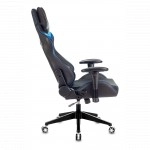 Компьютерный стул Бюрократ Игровое кресло Zombie VIKING 4 AERO черный/синий VIKING-4-AERO-B/BL
