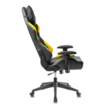 Компьютерный стул Бюрократ Игровое кресло Zombie VIKING 5 AERO черный/желтый Z-VIKING-5-AERO-B/Y