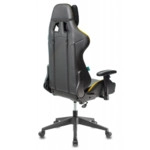 Компьютерный стул Бюрократ Игровое кресло Zombie VIKING 5 AERO черный/желтый Z-VIKING-5-AERO-B/Y