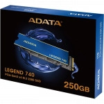 Внутренний жесткий диск ADATA Legend 740 ALEG-740-250GCS (SSD (твердотельные), 250 ГБ, M.2, NVMe)