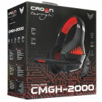 Наушники CROWN micro CMGH-2000 Black&red