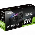 Видеокарта Asus GeForce RTX3060Ti DUAL-RTX3060TI-O8G-V2 LHR (8 ГБ)