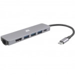 2E USB-C Slim Aluminum Multi-Port 6in1 2EW-2684