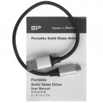 Внешний жесткий диск Silicon Power PC60 SP010TBPSDPC60CK (1 ТБ, Интерфейс USB-C)