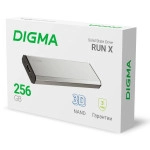 Внешний жесткий диск Digma RUN X DGSR8256G1MSR (256 ГБ, Интерфейс USB-C)