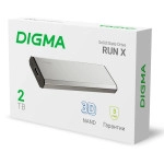 Внешний жесткий диск Digma RUN X DGSR8002T1MSR (2 ТБ, USB-C)