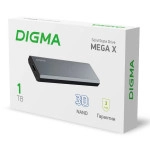 Внешний жесткий диск Digma MEGA X DGSM8001T1MGG (1 ТБ, Интерфейс USB-C)