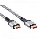 Кабель интерфейсный VCOM Кабель HDMI 19M/M ver. 2.1 8KX60Hz iOpen 1m Gray ACG859A-1.0