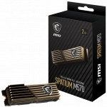 Внутренний жесткий диск MSI SPATIUM M570 PCIe 5.0 NVMe M.2 2TB HS (SSD (твердотельные), 2 ТБ, M.2, NVMe)