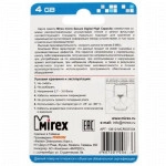 Флеш (Flash) карты Mirex microSDHC [13612-MCROSD04] (4 ГБ)