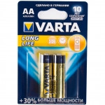 Батарейка VARTA Longlife Mignon 1.5V - LR6/ AA 2 шт в блистере LR6/АА Longlife 2