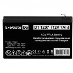 Сменные аккумуляторы АКБ для ИБП ExeGate DT 1207 ES252436RUS (12 В)