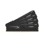 ОЗУ Kingston HyperX Fury HX432C16FB3K4/64 DIMM DDR4 (Kit 4 x 16 GB) (DIMM, DDR4, 64 Гб (4 х 16 Гб), 3200 МГц)