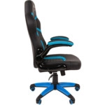 Компьютерный стул Chairman game 18 Black/Blue 00-07051188