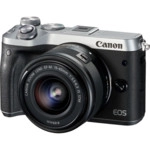 Фотоаппарат Canon EOS M6 + EF-M 15-45mm Kit Silver 1725C012