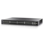 Коммутатор Cisco Small Business SG300-52P SG300-52P-K9-EU (1000 Base-TX (1000 мбит/с), 4 SFP порта)