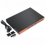Коммутатор Wi-Tek WI-PS328GF (1000 Base-TX (1000 мбит/с), 4 SFP порта)