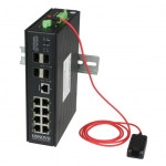 Коммутатор OSNOVO SW-80804/ILS(PORT 90W,300W) (1000 Base-TX (1000 мбит/с), 4 SFP порта)