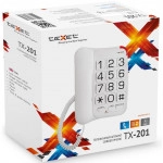 Аналоговый телефон TeXet TX-201 белый TX-201 White