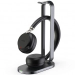 Аксессуар для телефона Yealink Беспроводная гарнитура BH72 with Charging Stand UC Black USB BH72 with Charging Stand UC Black USB-A