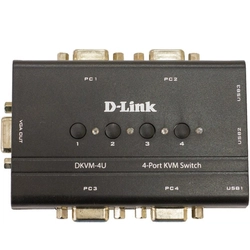 KVM-переключатель D-link DKVM-4U/C2A