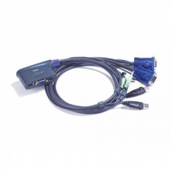 KVM-переключатель ATEN 2-Port USB VGA/Audio Cable KVM Switch (1.8m) CS62UZ-AT