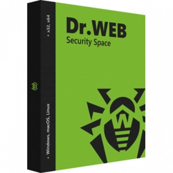 Антивирус Dr.Web Security Space на 36 м 5 ПК LHW-BK-36M-5-A3 (Первичная лицензия)