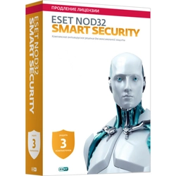 Антивирус Eset NOD32 Smart Security - продление лицензии на 1 год на 3ПК NOD32-ESS-RN(CARD3)-1-1 (Продление лицензии)