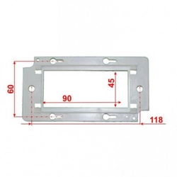 Кабельный канал LANMASTER LAN-PF45x90