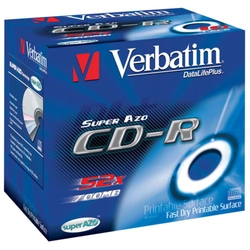 Verbatim Диск CD-R 700Mb 52x Jewel case (10шт) 43325